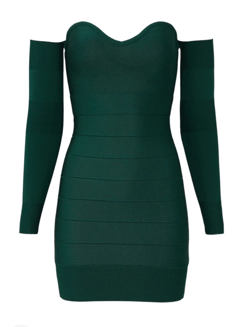 Herve Leger Demure Sweetheart Dress - S